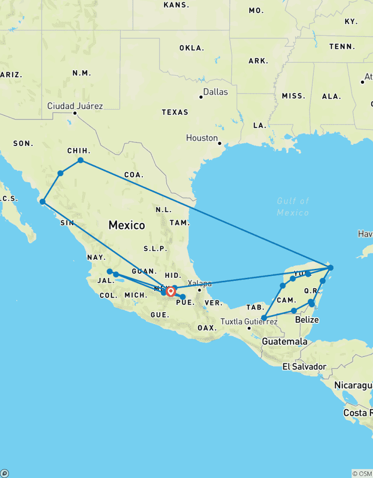 Train Adventure Mexico Tour