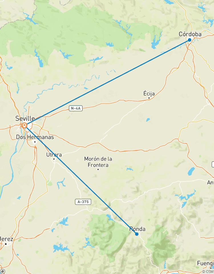 6 jours à Séville : avec des excursions d\'une journée à Ronda, Cordoue et l\'Alhambra circuit