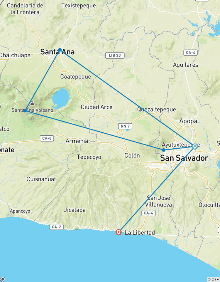 Circuito El Salvador Diversión y Aventura