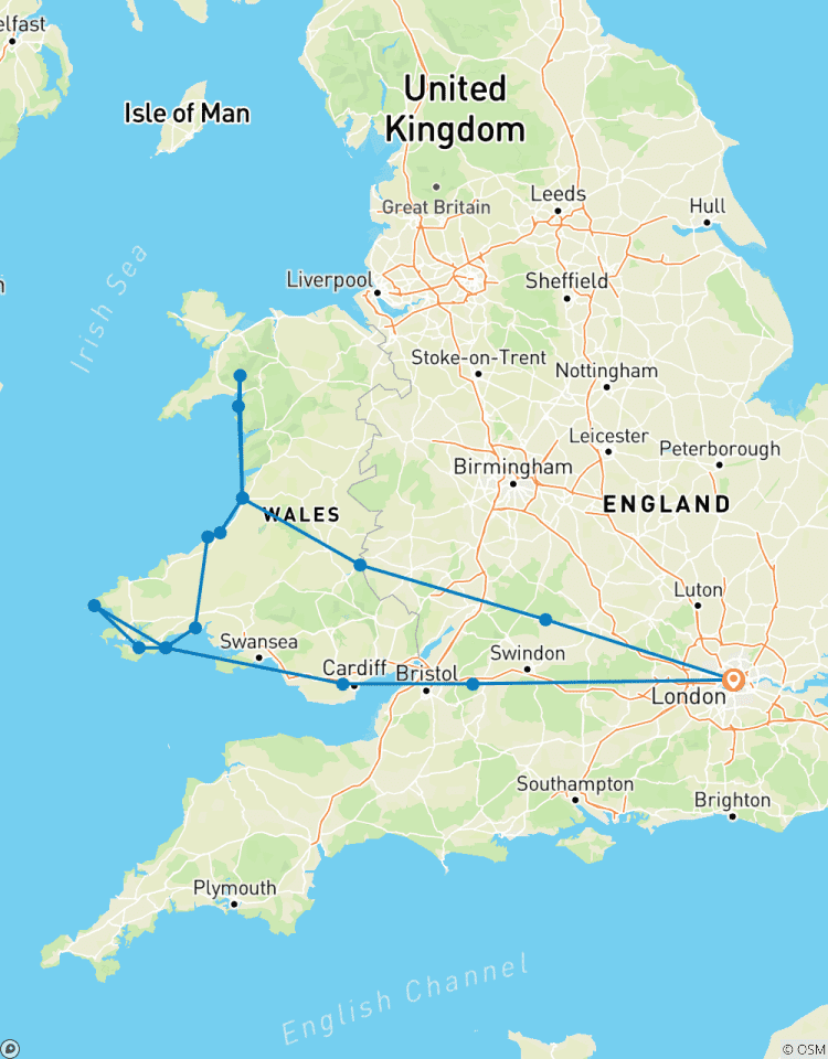 Das Beste von Wales Kleingruppenreise ab London - 5 Tage Rundreise