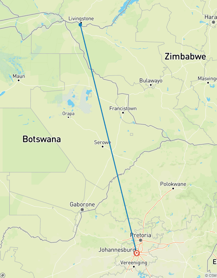 2 Day Victoria Falls Tour from Johannesburg Tour