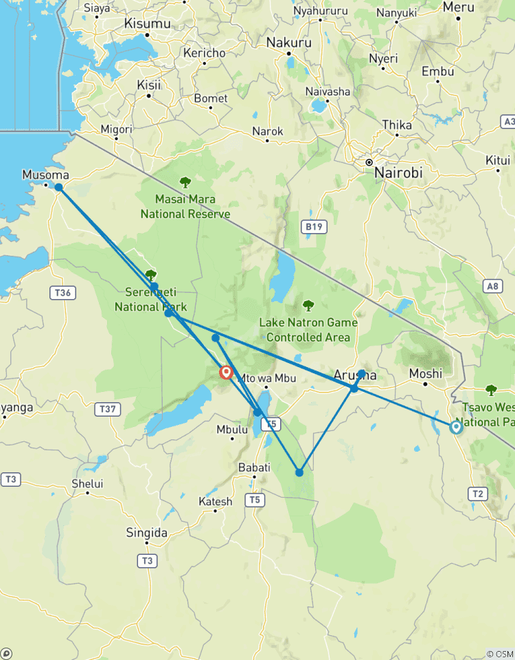 8 Days Wild Plains Of Tanzania Tour