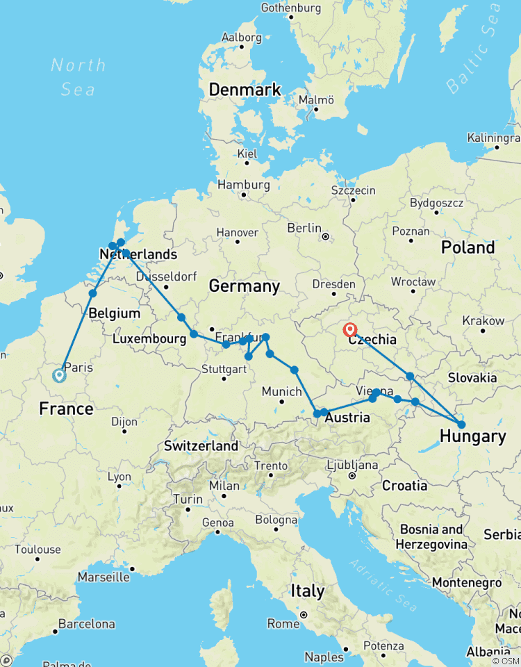 Circuito Magnífica Europa París → Praga (2027)
