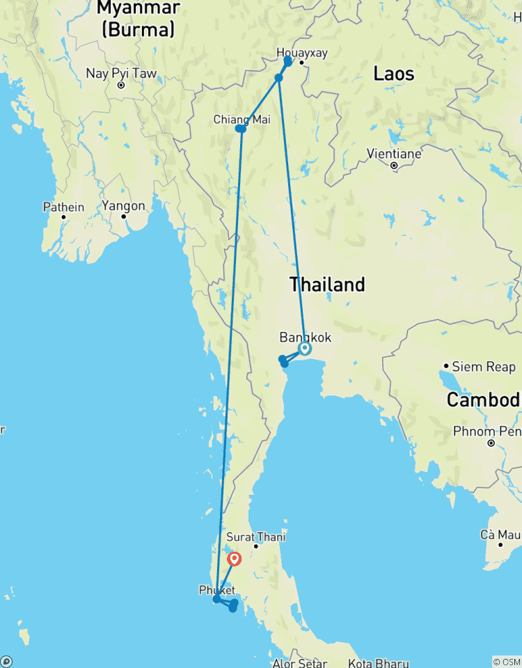 Classic Thailand – Bangkok To Chiang Rai, Chiang Mai & Phuket 11 Days 10 Nights Tour