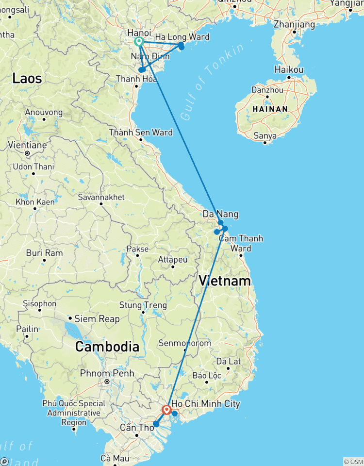 11-Day Vietnam Tour of North to South Wonders Tour