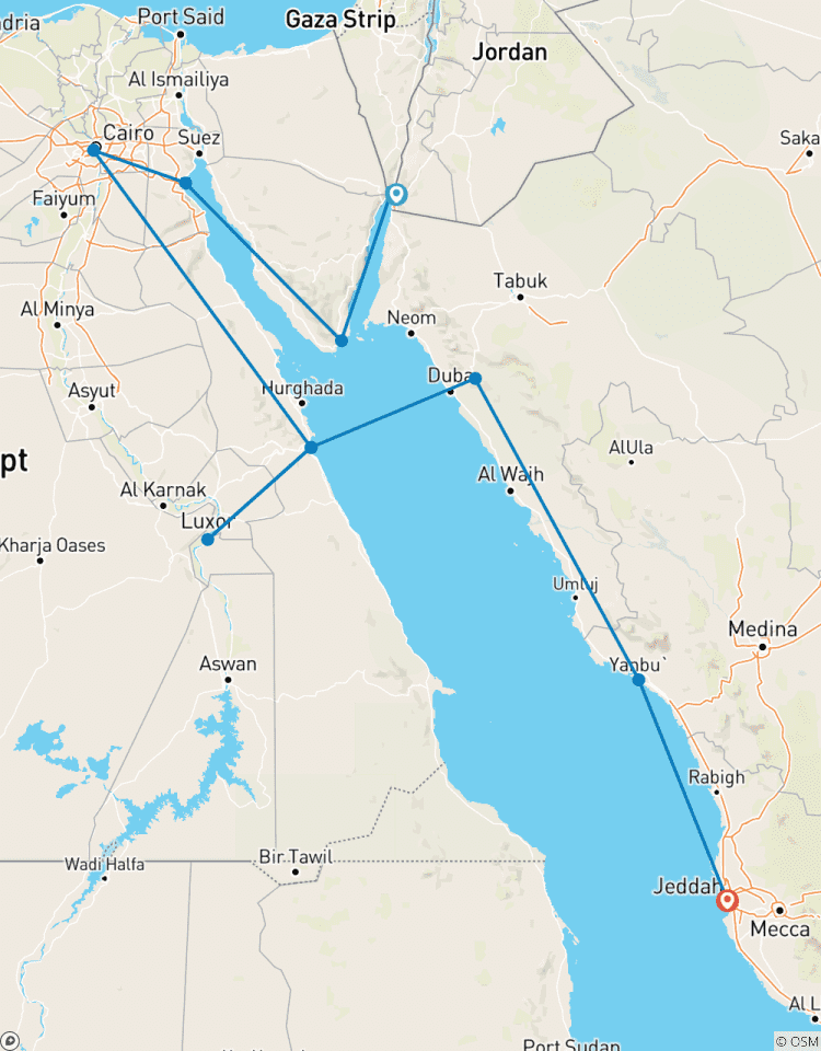 Red Sea Wonders of the Ancient World 2027 Tour