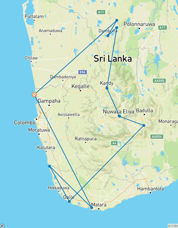 14 jours de vacances au Sri Lanka circuit