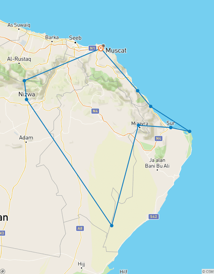 Oman in 3 Tagen - Gruppenreise Rundreise