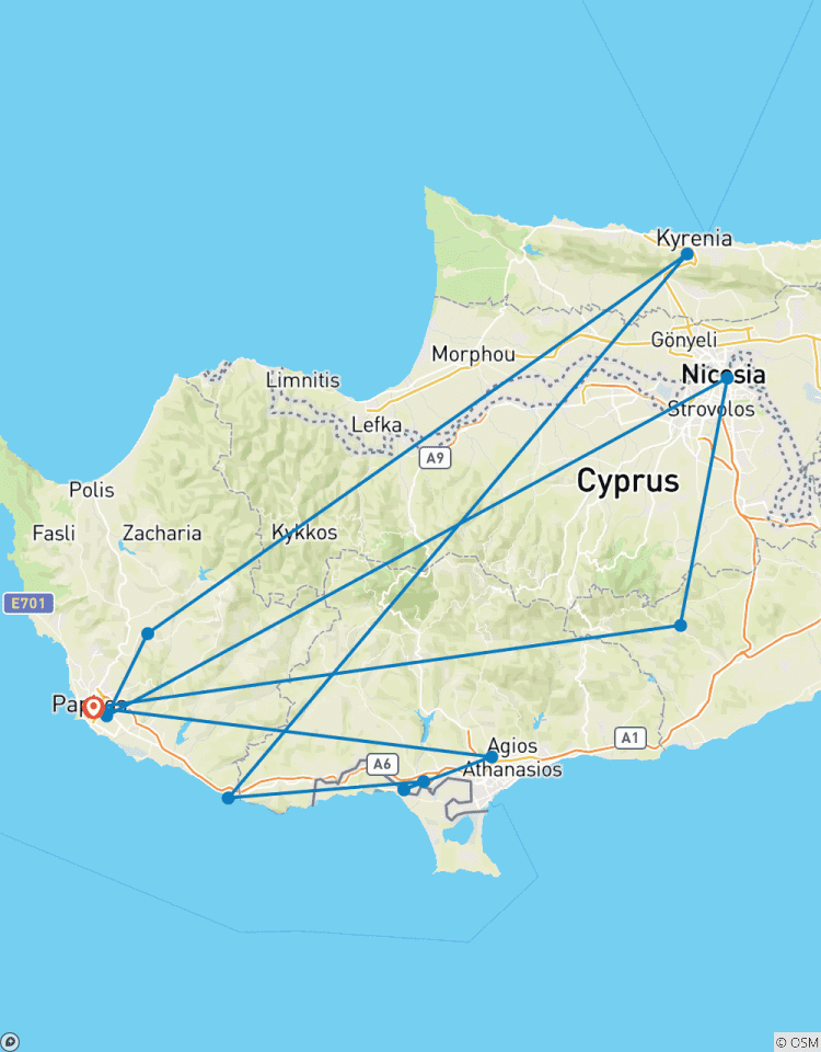 8 Days in Cyprus: A Tapestry of History, Myth & Mediterranean Life (Friday Arrivals) Tour