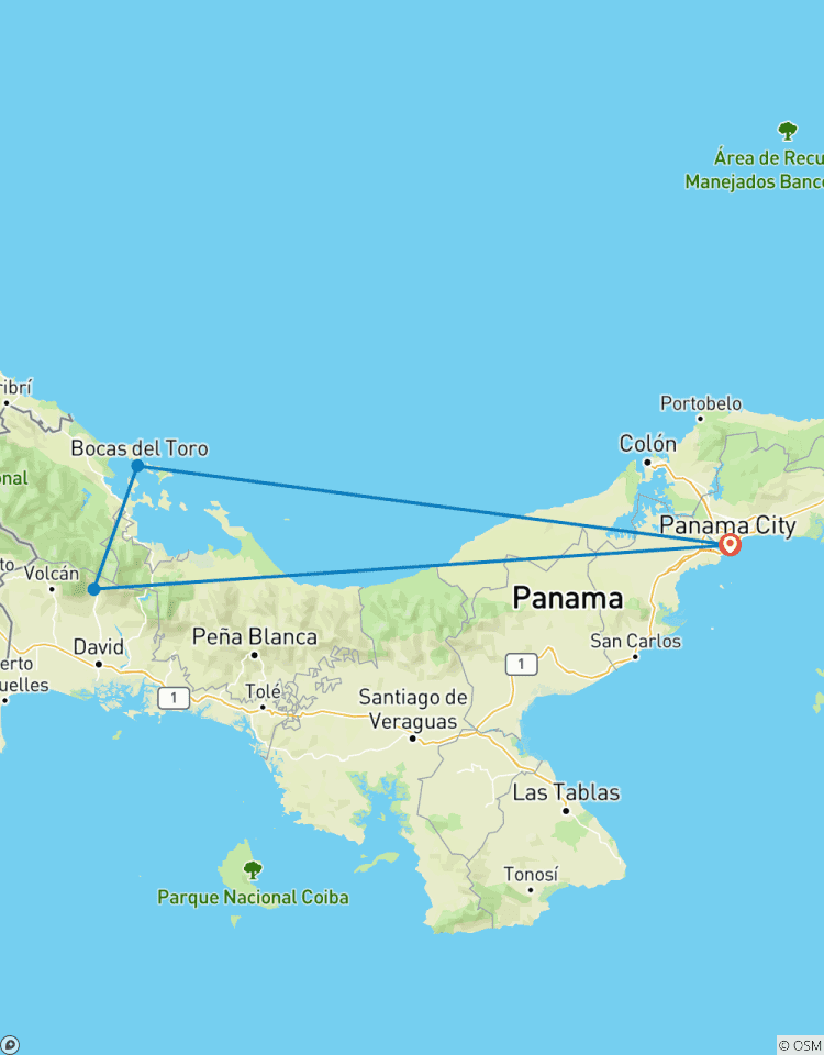 9 jours à travers le Panama : Culture, montagne et paradis caribéen circuit