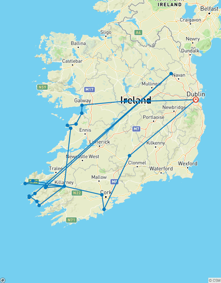 Circuito Lo mejor de los Acantilados de Moher, el Anillo de Kerry y el Suroeste de Irlanda - Grupo pequeño de 5 días