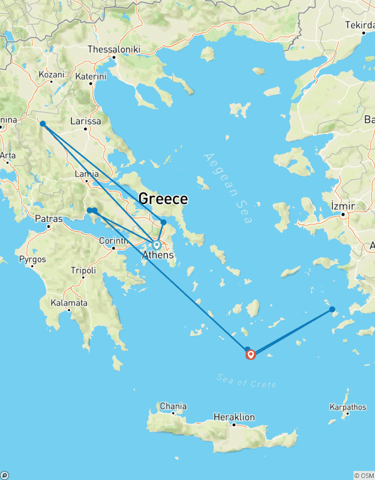 7 Days in Greece: Athens and Santorini Escape Tour
