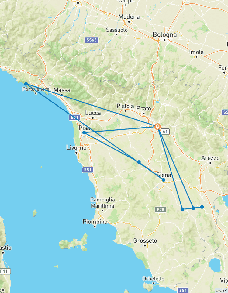 5 jours à la découverte de Florence et du cœur de la Toscane circuit