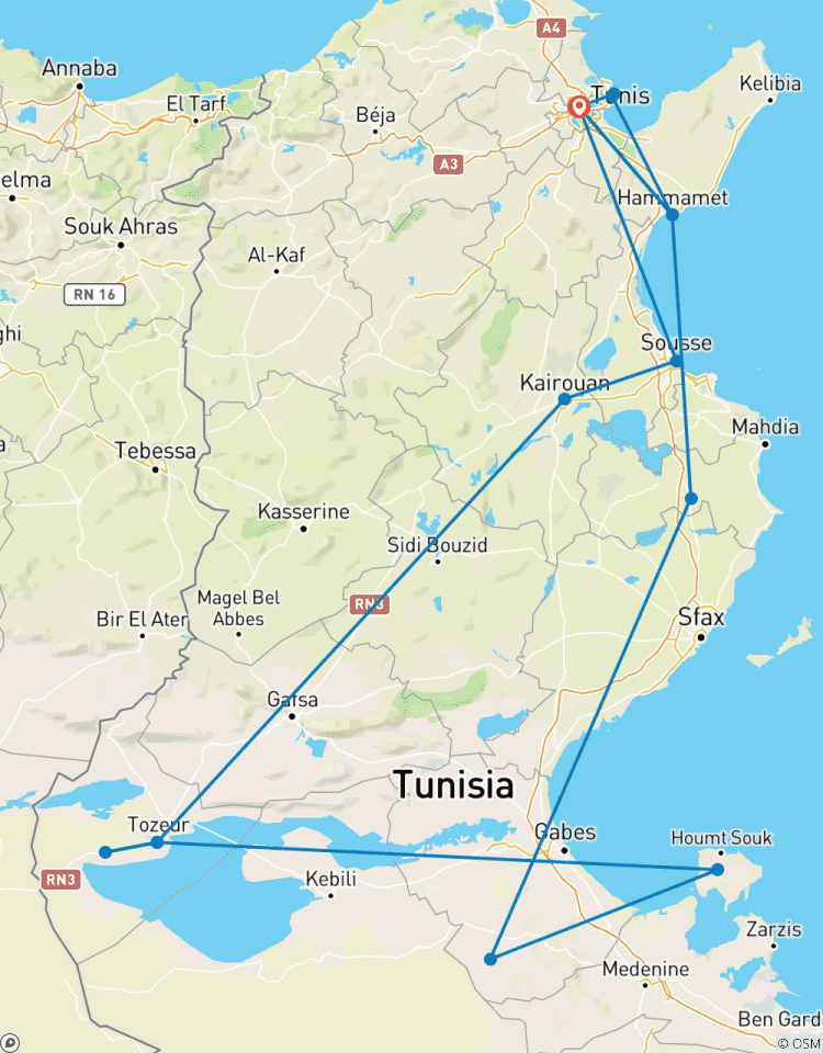 Voyage en Tunisie, circuit en petit groupe, guide francophone circuit