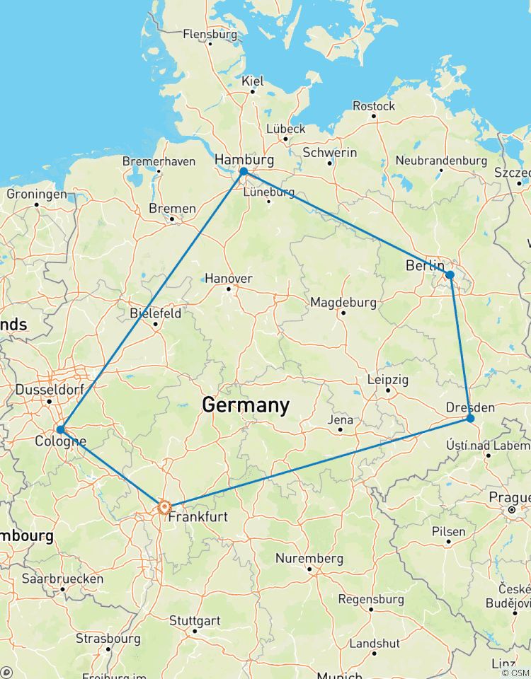 North Germany By Train Tour