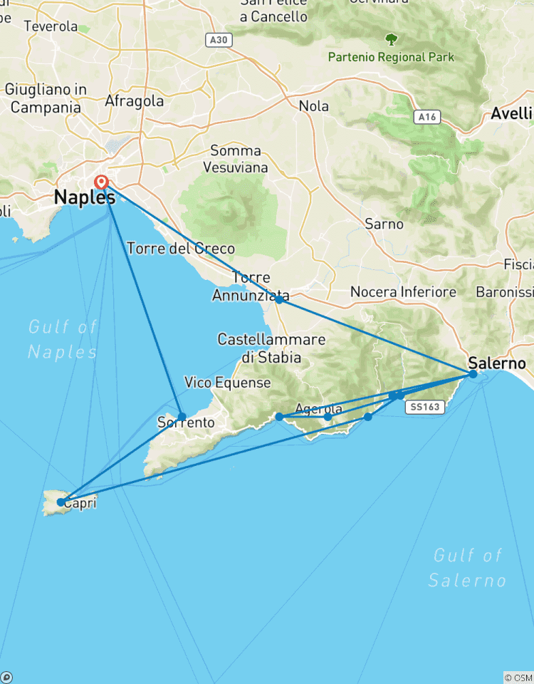 Premium Walking & Hiking sur la côte amalfitaine en Italie circuit