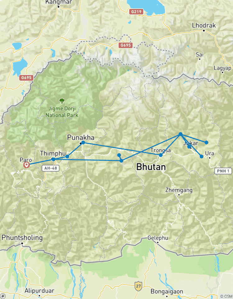 13 jours Bhoutan In-Depth Tour (guide et chauffeur privés)) - Personnalisable circuit