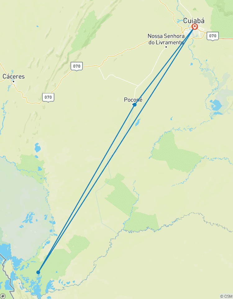 Circuito Amazonas y Pantanal de lujo en 7 días