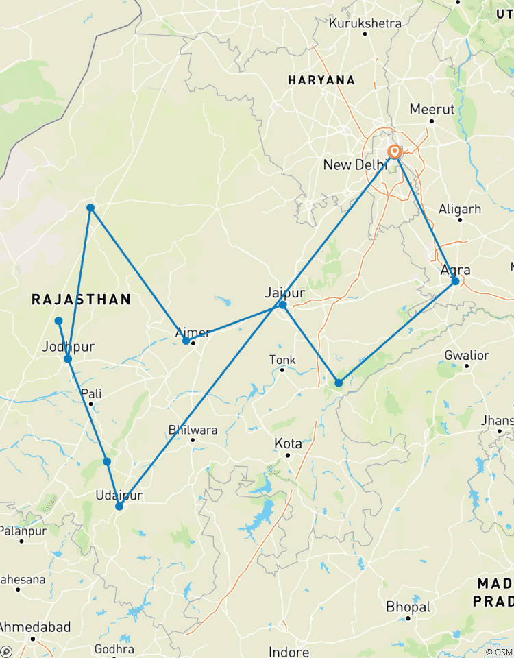 Whispers of Rajasthan (15 Days / 14 Nights) Tour