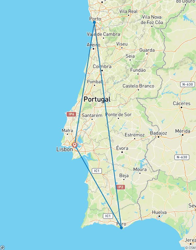 Lissabon\'s charme, Douro\'s wijngaarden & Algarve W/5-Sterren Verblijven-rondreis
