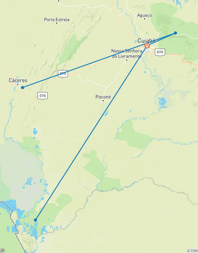 8-Tage Luxus Amazonas, Cerrado und nördliches Pantanal Rundreise
