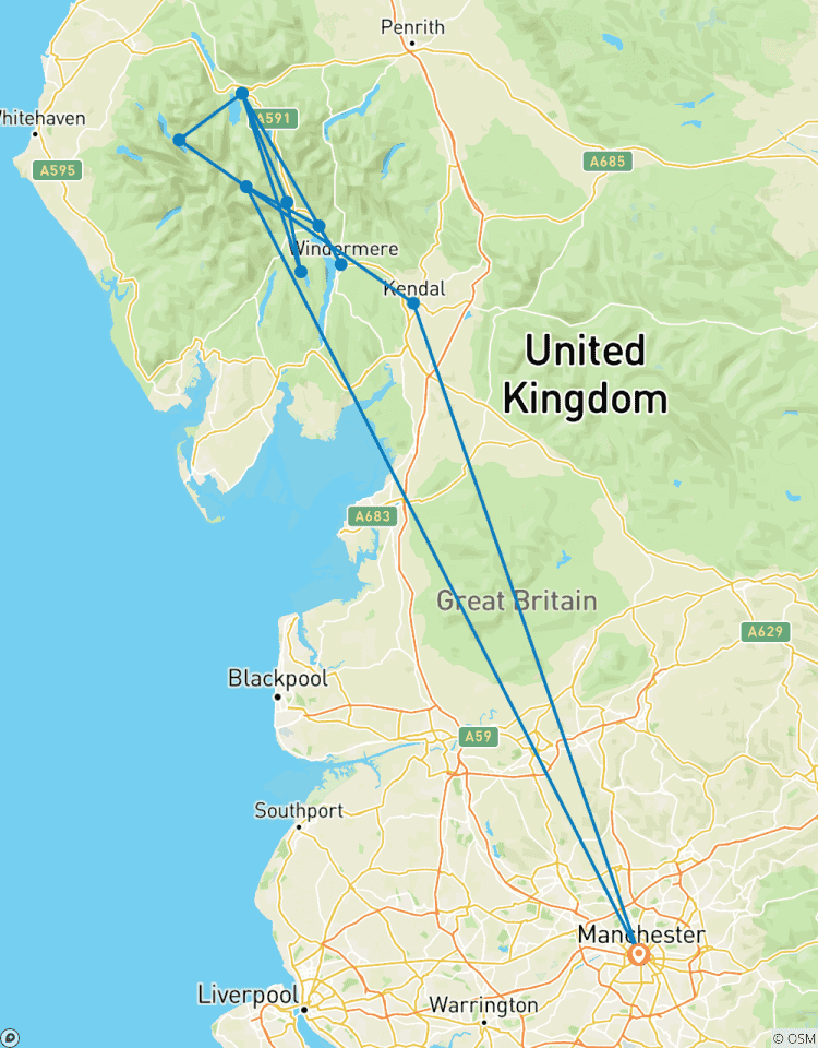 Adventure of Lake District Small-Group Tour from Manchester - 3 Days Tour