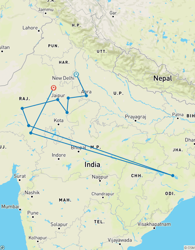 Circuito El corazón de la India - Un viaje en grupo reducido