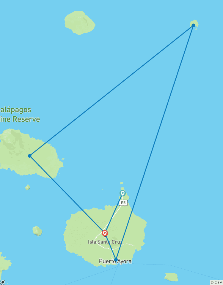 Naturparadies Galapagos Yacht 4 Tage Rundreise