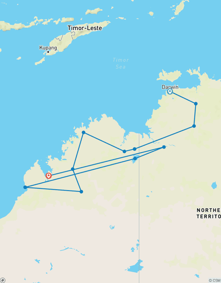Das ab enteuer Kimberley und Arnhem Land Rundreise