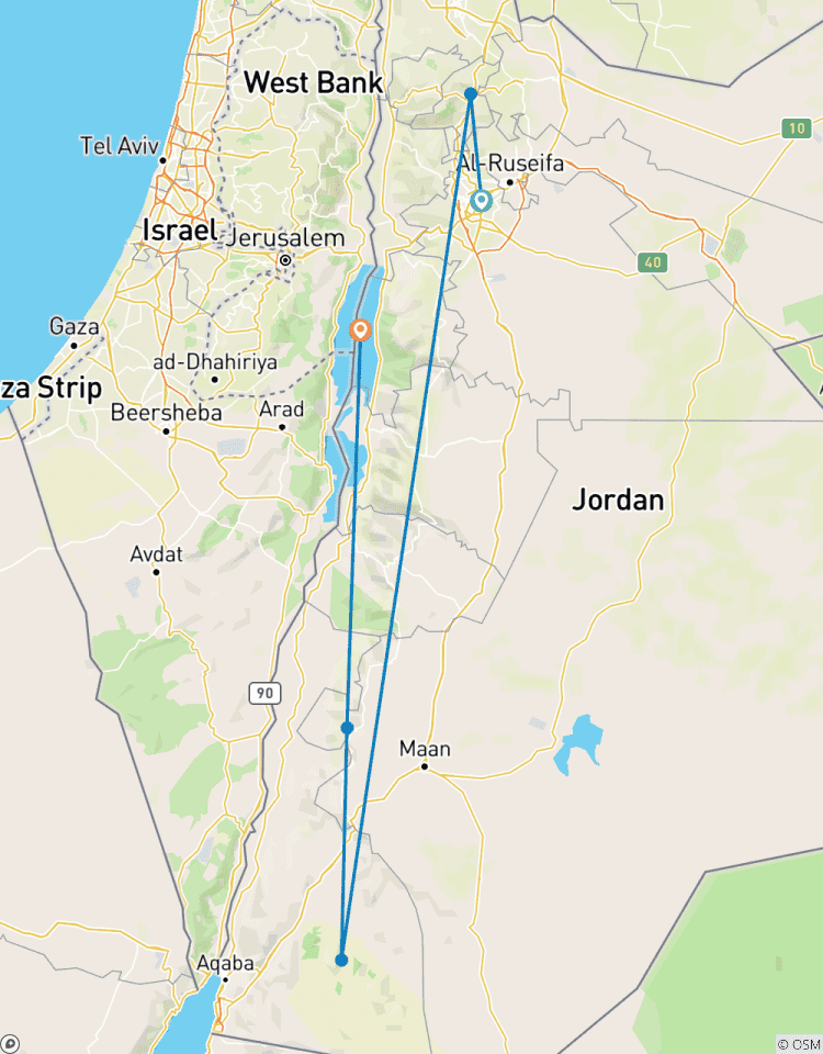Circuito Viaje a través de Jordania - Un viaje en grupo reducido
