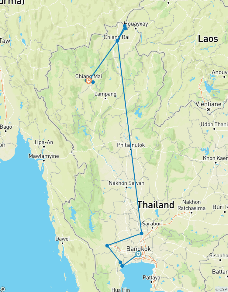 Private - Journeys From Bangkok To Northern Thailand 10 Days 9 Nights Tour