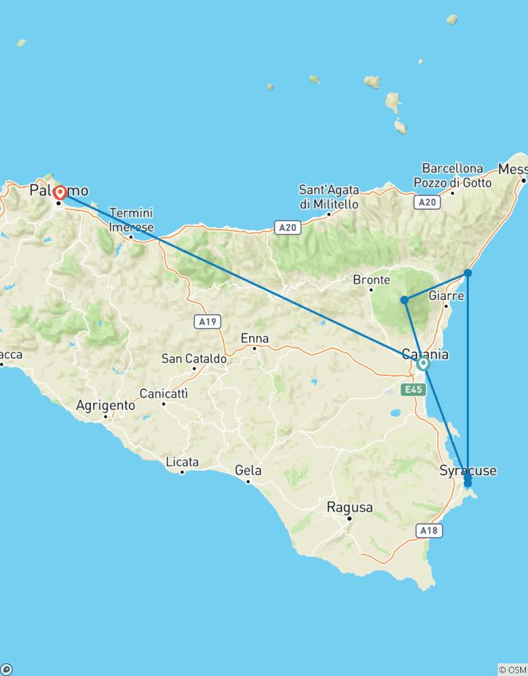 La Sicile toute l\'année - une évasion rapide qui en vaut la peine circuit