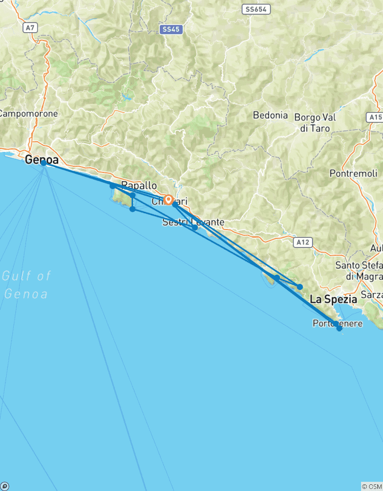 Walks & Food of the Italian Riviera Tour