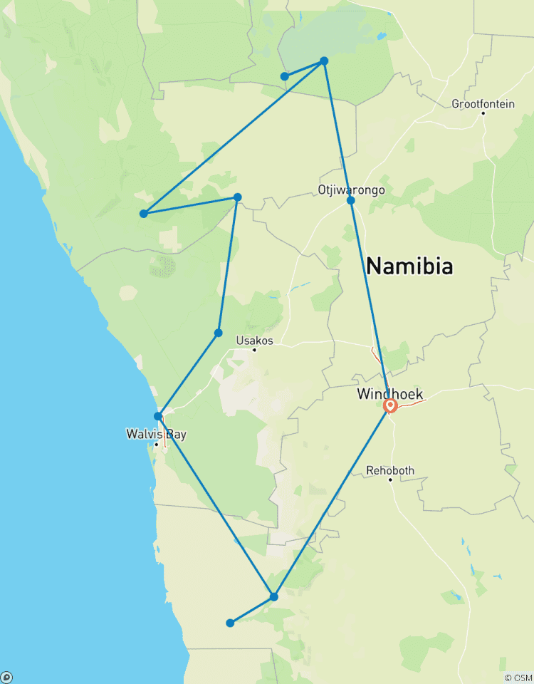 Namibia Family Adventure: 12-Day Desert, Dunes & Wildlife Safari Tour