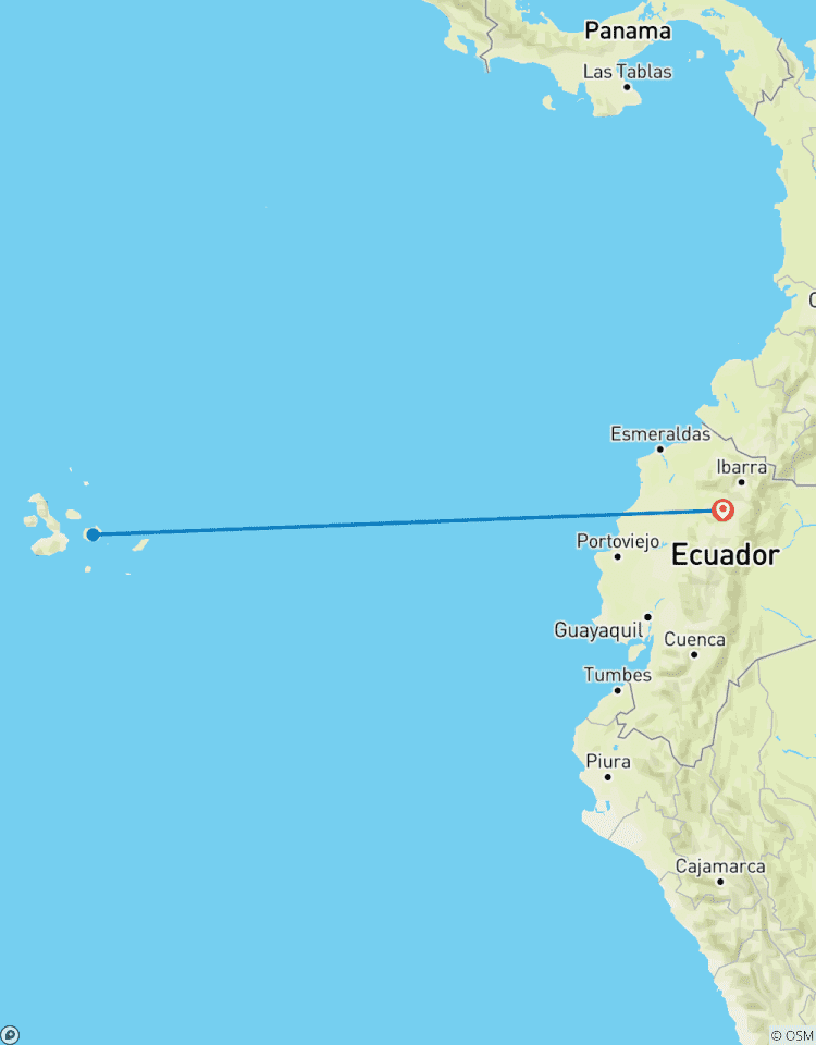 Croisière Nord-Sud Horizons Explorer des Andes aux Galápagos (C1) circuit