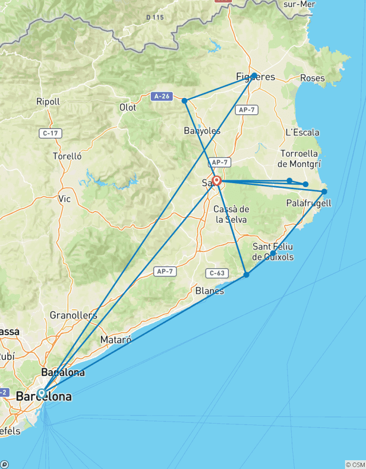 Ontdek Catalonië: Barcelona en de Costa Brava-rondreis