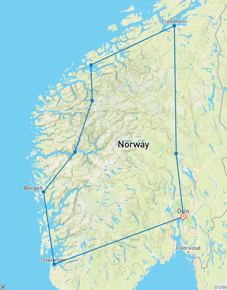 Norwegen Rundreise - 11 Tage Naturschauspiele der Fjorde Rundreise