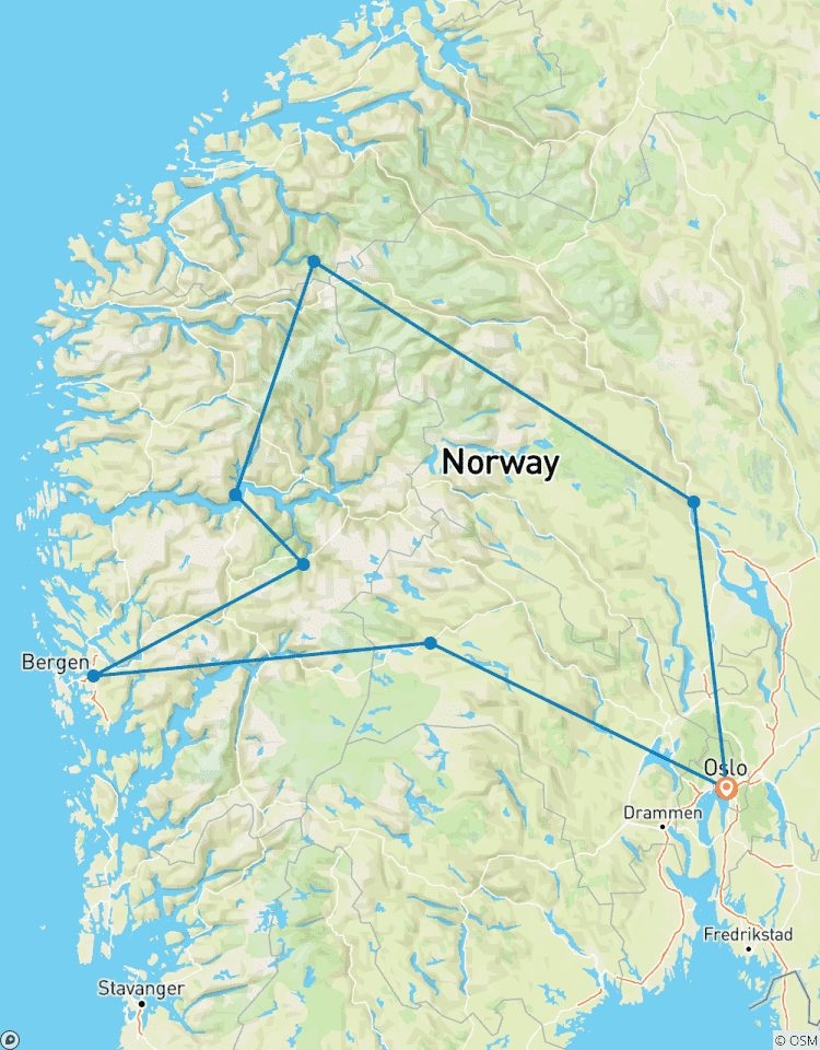 Norwegen Rundreise - 8 Tage die schönsten Fjorde der Welt Rundreise