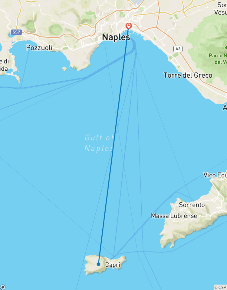Circuito Tesoros de la Costa: De Nápoles a Capri en 7 días