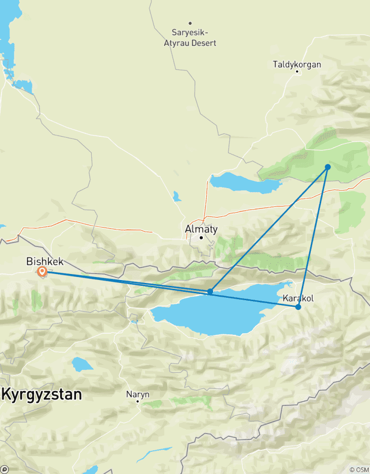 Trekking im wilden Tian Shan Gebirge in Kirgisistan & World Nomad Games 2026 Rundreise