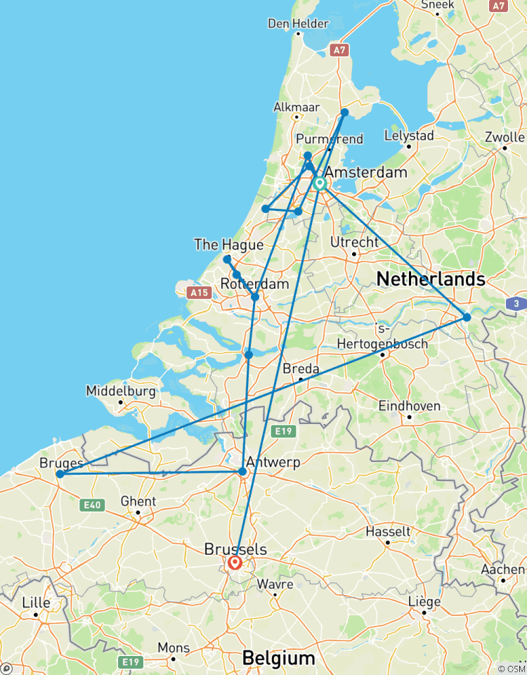 Holland in Bloom & Belgian Delights Tour