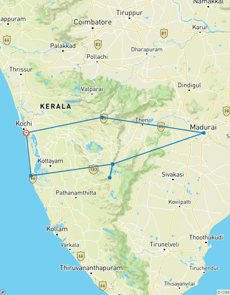 Discovering Kerala - Revealing the Treasures of Southern India Tour