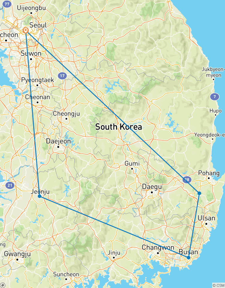 Circuito Aventura en Corea del Sur
