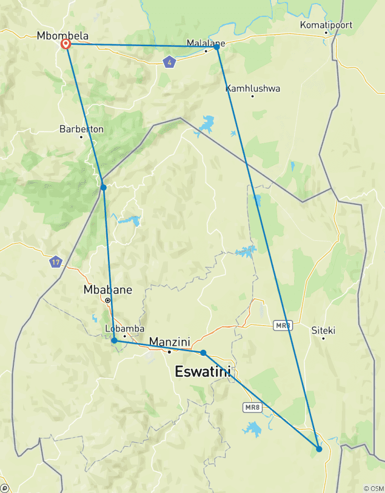 Circuito Expedición cultural y paisajística de 3 días a Eswatini