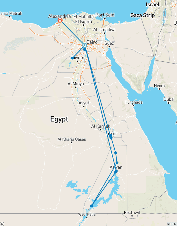 10-Day Egypt\'s Luxury Through The ages: Cruise, Pharaohs\' Tombs, Oasis & Alexandria Tour