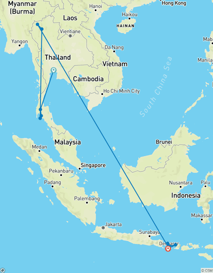 Thailand & Bali - Gefühlsfreies Reisen Rundreise