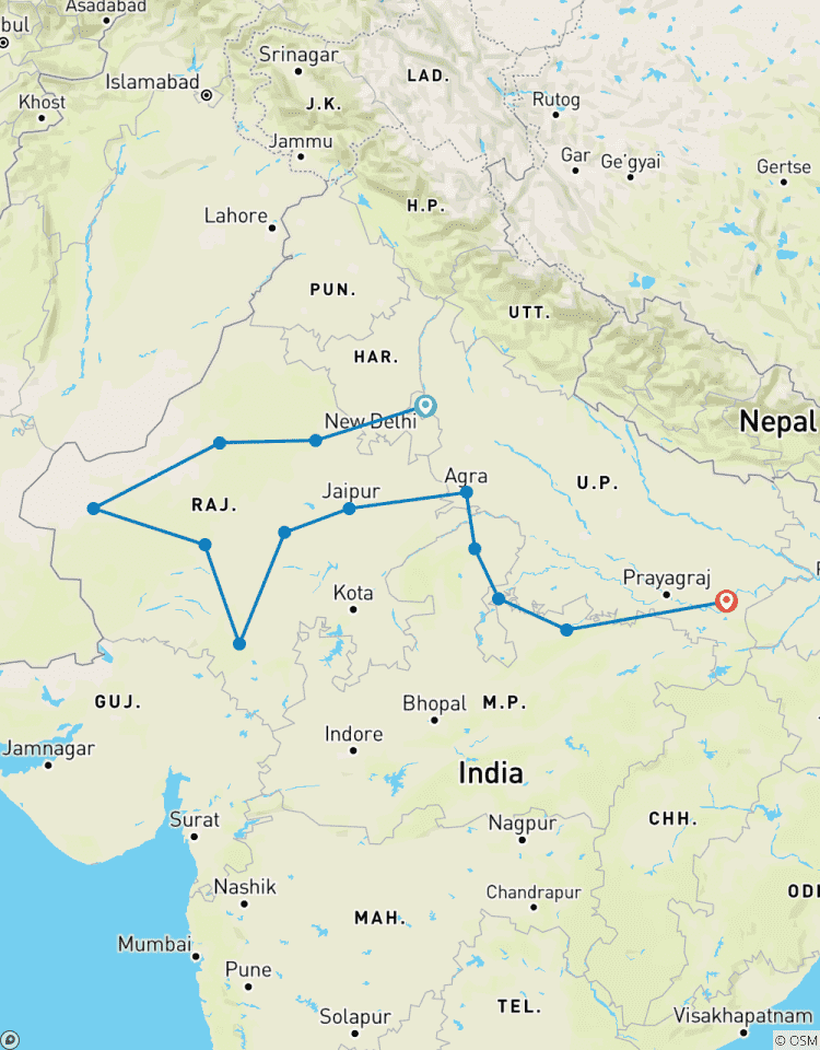 Hoogtepunten van India-rondreis