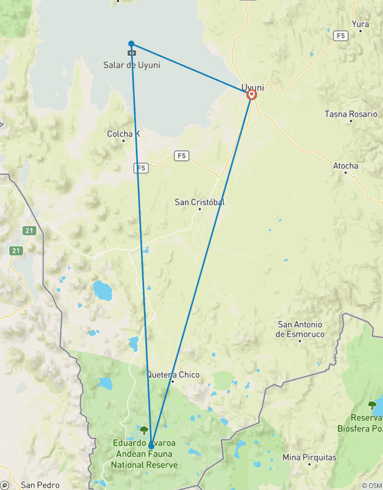 Uyuni Odyssee: Die Salzwüste privat erleben Rundreise