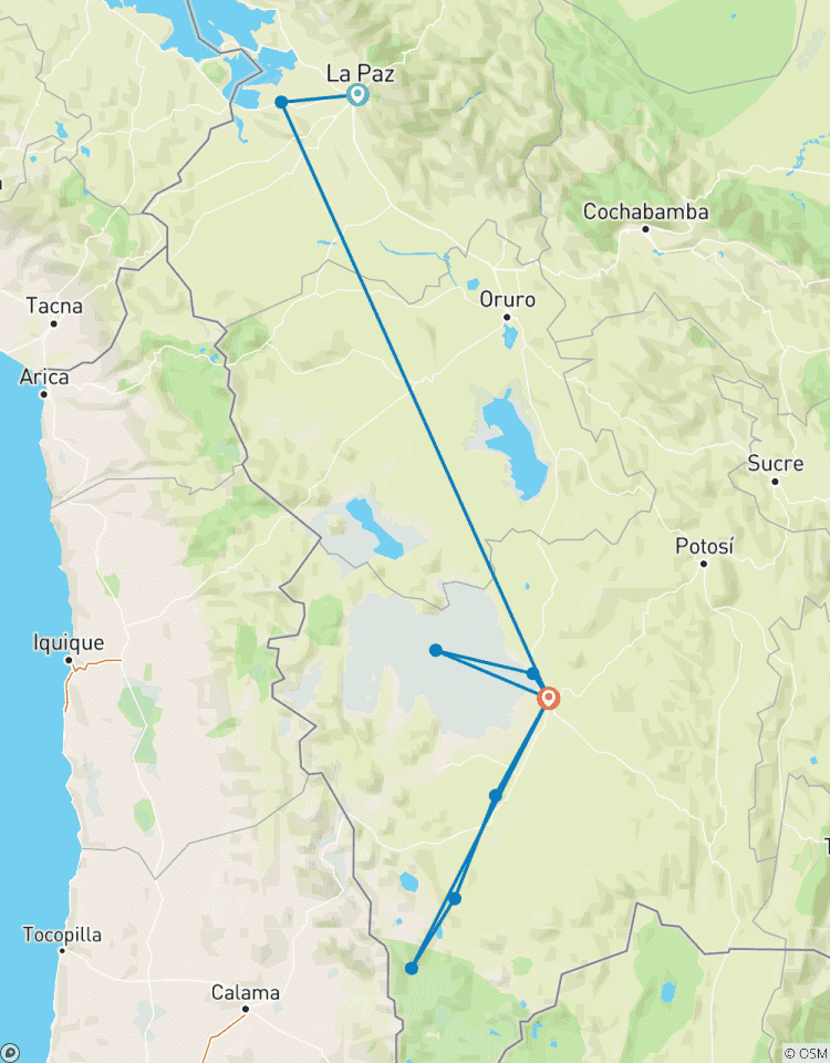 Echos der Anden: 7 Tage in La Paz & Uyuni Rundreise