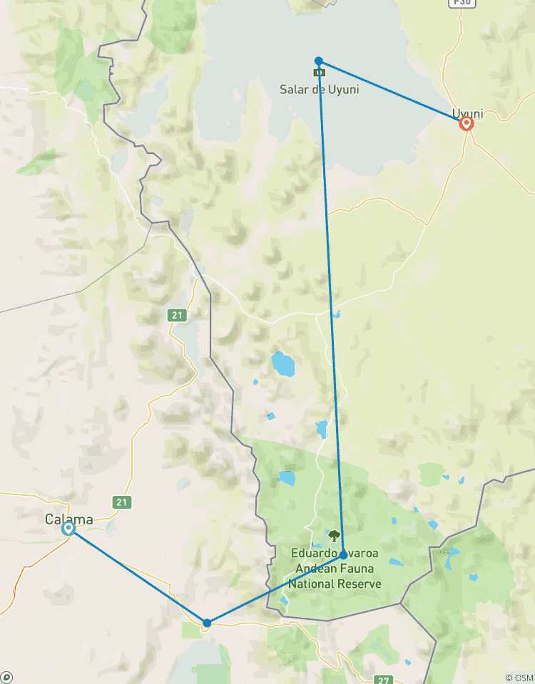 ab Sternen zu Salz: Atacama & Uyuni Rundreise